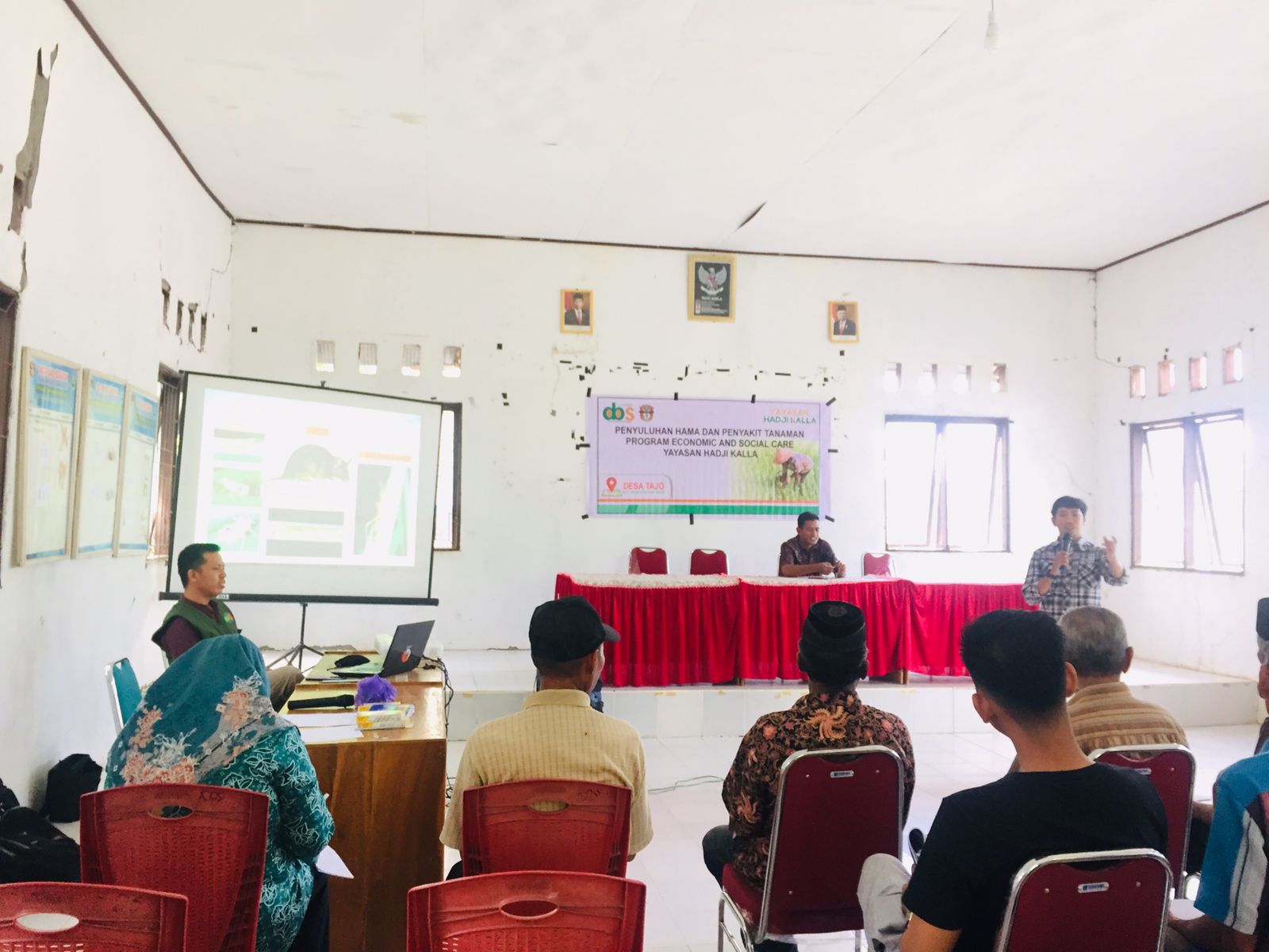 Yayasan Hadji Kalla Membina Kelompok Tani se-Desa Tajo